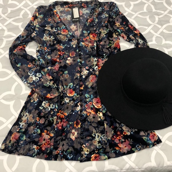 Nasty Gal floral minidress with pockets - Picture 8 of 8